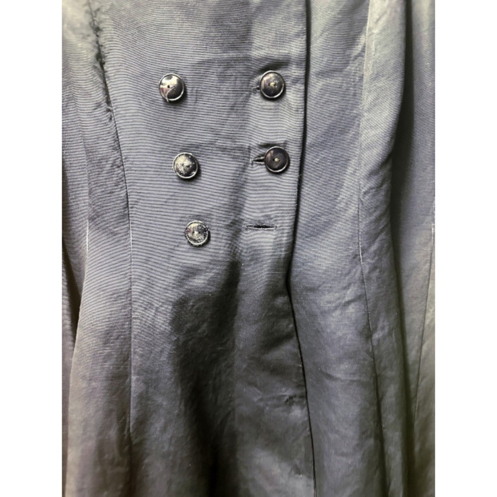 Vtg Faille Fit Flare Princess Coat Dress S - image 7